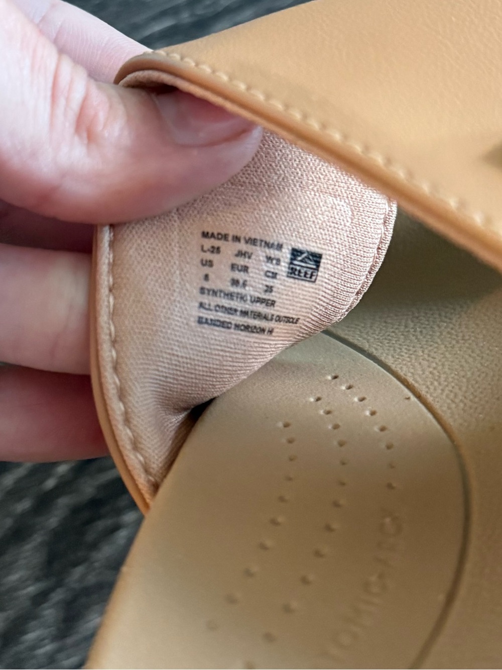 Like 🆕 Reef Vista Cushion Hi Platform Sandal Arch Support Natural - Picture 7 of 8